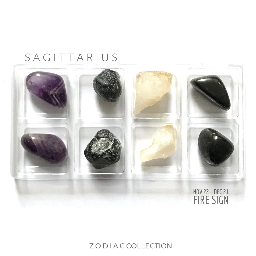 Good Vibes Only Crystal Gift Set - Sagittarius