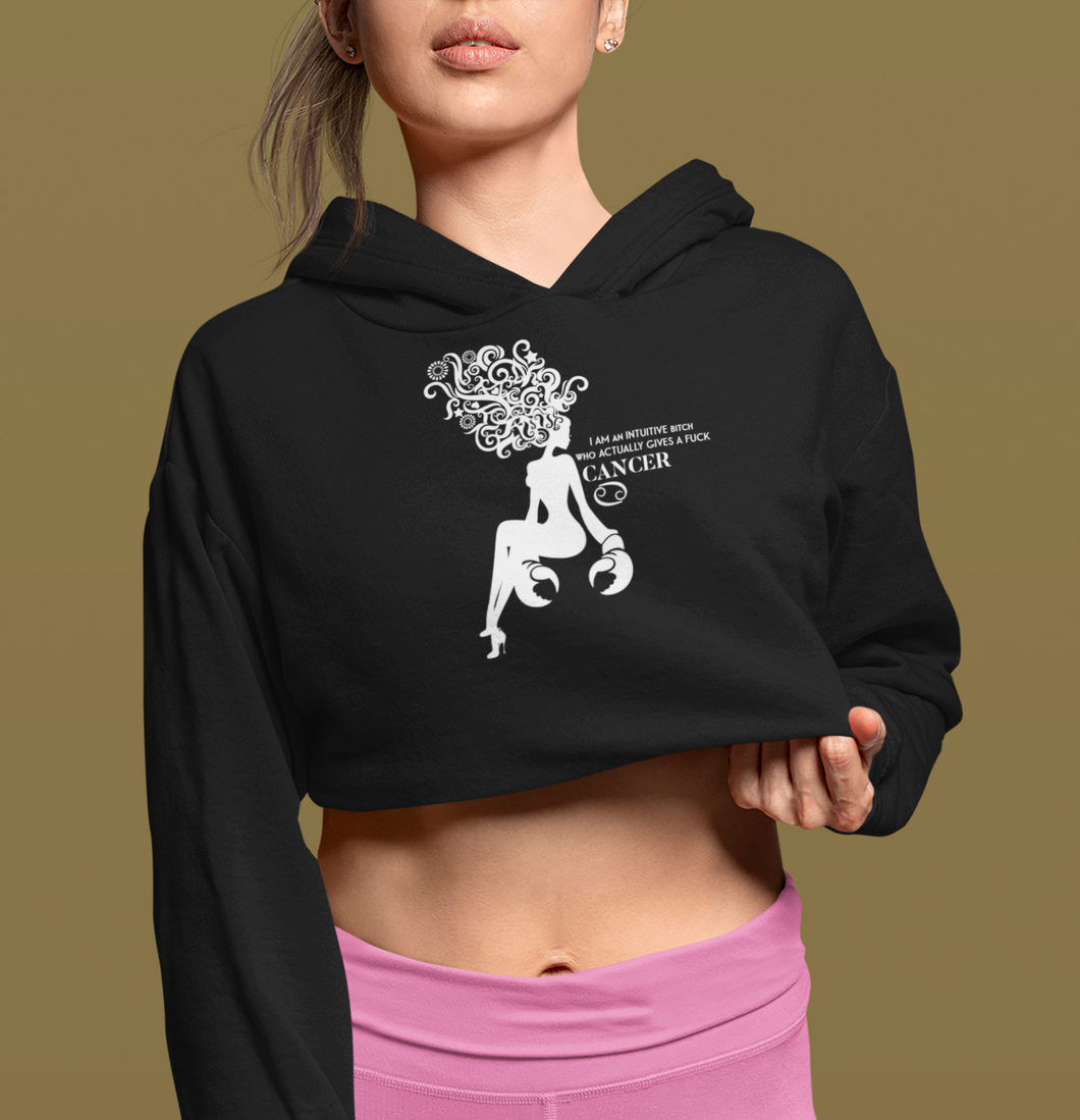 Crop Hoodie - Cancer