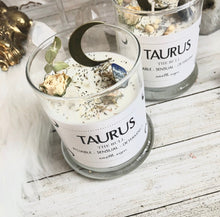 Load image into Gallery viewer, Botanical Crystal Candle - Taurus
