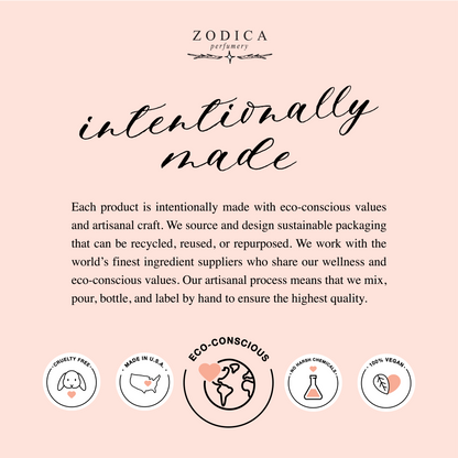 Crystal Infused Zodiac Perfume - Libra + Fluorite