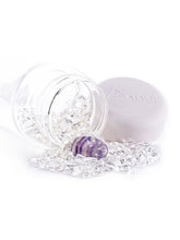Load image into Gallery viewer, Crystal Infused Water Bottle - Aquarius + Clear Quartz &amp; Fluorite
