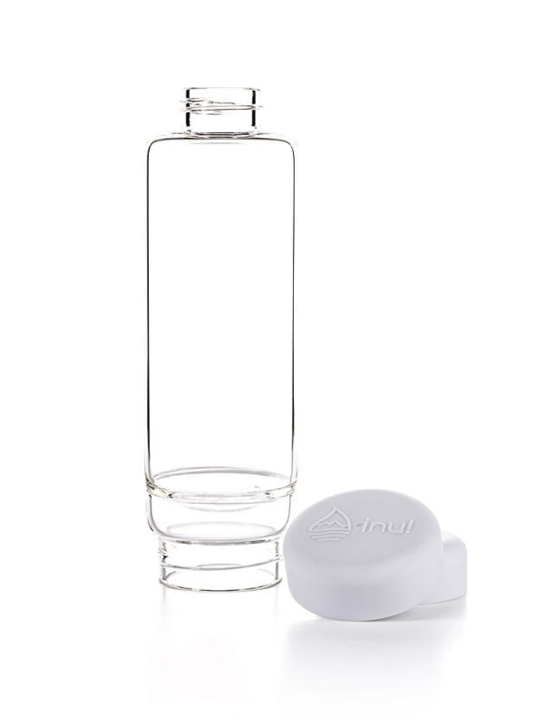 Crystal Infused Water Bottle - Gemini + Clear Quartz & Chalcedony