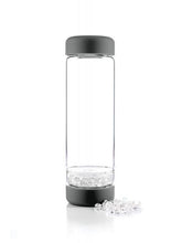 Load image into Gallery viewer, Crystal Infused Water Bottle - Aries + Clear Quartz &amp; Red Jasper
