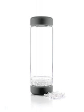 Load image into Gallery viewer, Crystal Infused Water Bottle - Scorpio + Clear Quartz &amp; Obsidian
