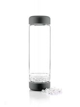 Load image into Gallery viewer, Crystal Infused Water Bottle - Taurus + Clear Quartz &amp; Aventurine
