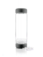 Load image into Gallery viewer, Crystal Infused Water Bottle - Gemini + Clear Quartz &amp; Chalcedony

