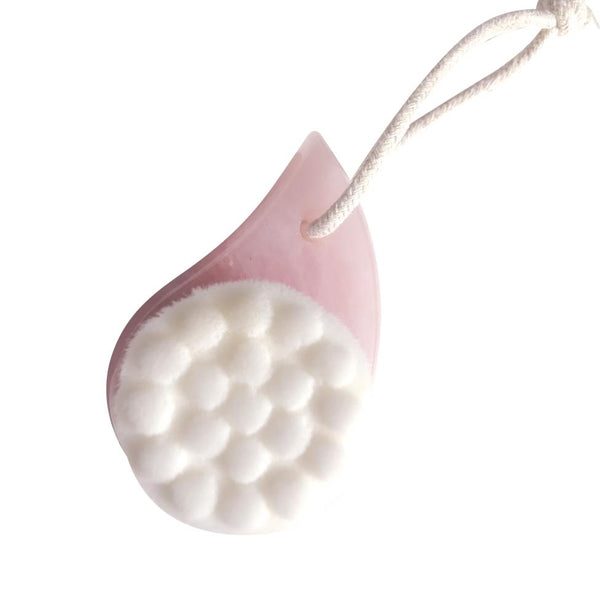 Rose Quartz Facial Cleaning Brush