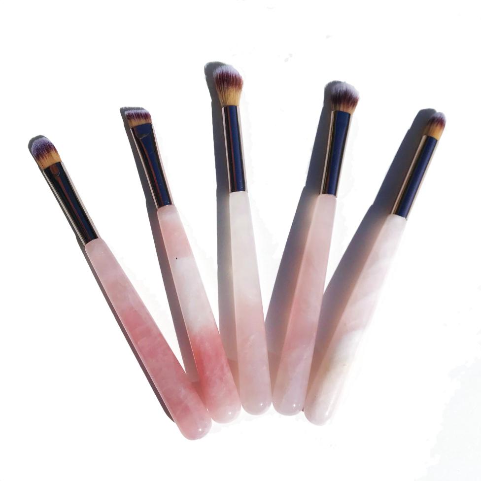 Rose Quartz Eyeshadow Brushes